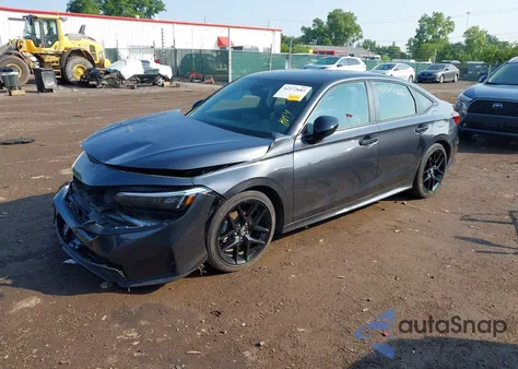 2025 Honda Civic Sport из США, поврежденный, VIN 2HGFE2F50SH531810